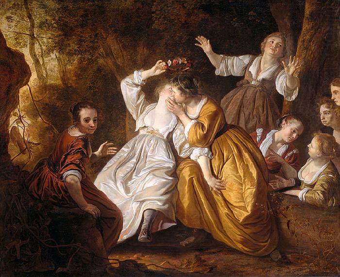 Amarillis crowning Mirtillo, Jacob van Loo